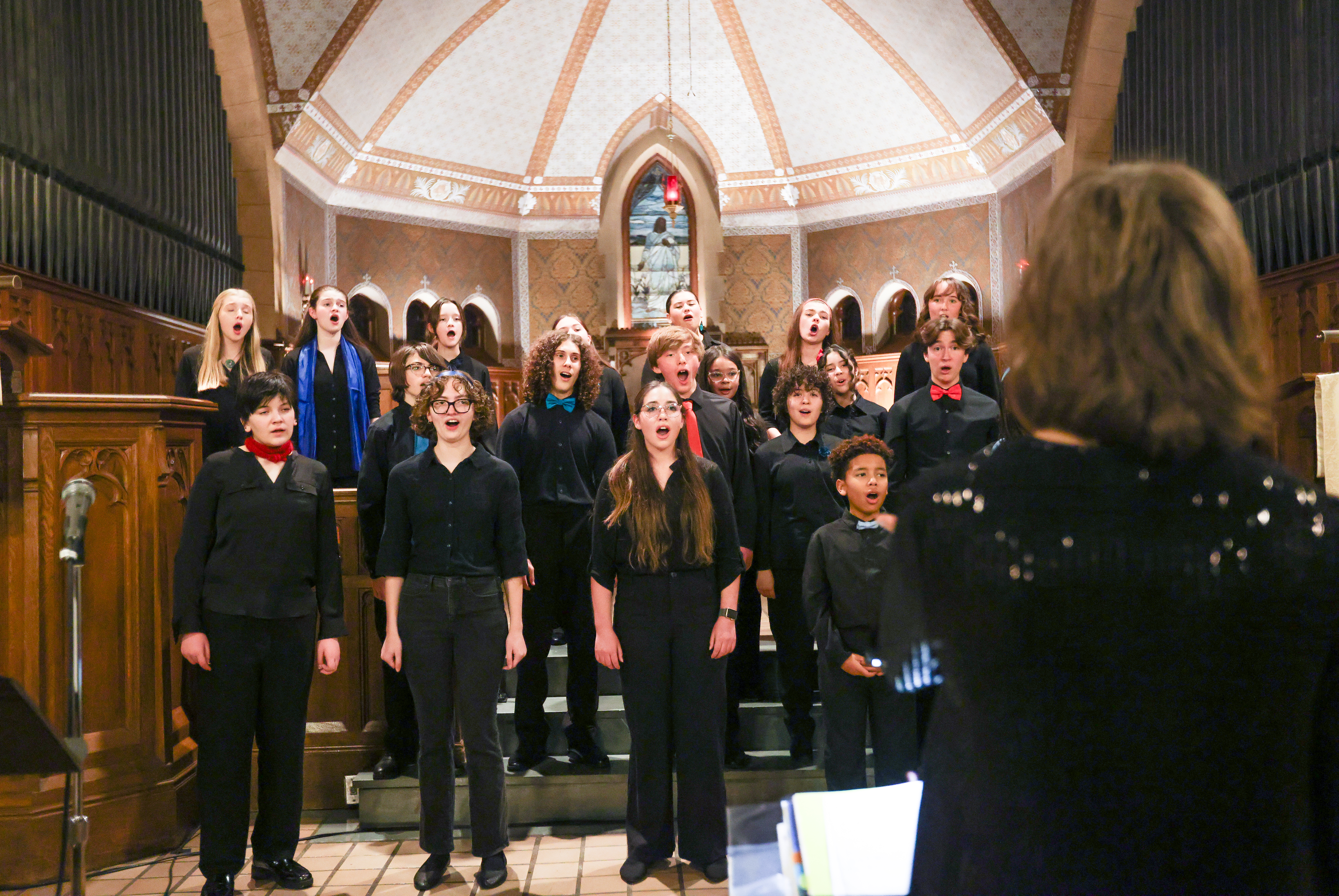 Mosaic Youth Chorus performs during their Winter Concert in 2025