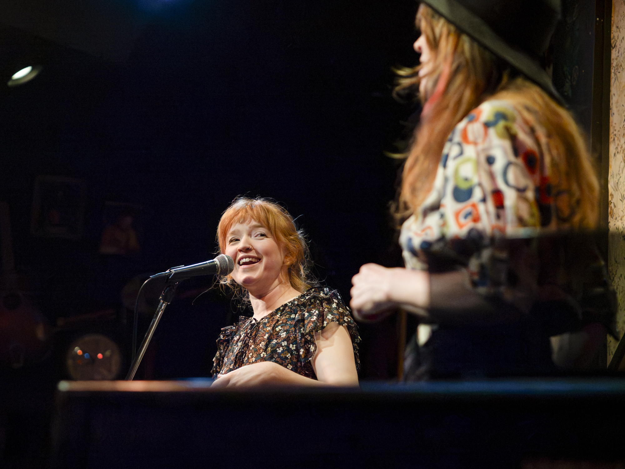 Vocal artist Moira Smiley and Celtic singer Fiona Gillespie perform at Godfrey Daniels